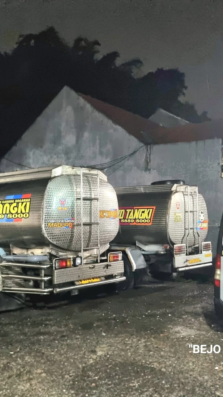 Armada truk tangki Bejo Tangki siap antar